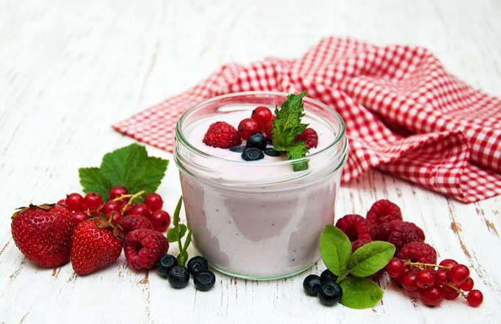 Stroberi yogurt