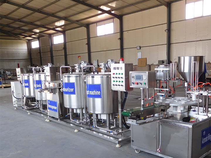 Commercial yogurt making machine installed in Kenya Taizy Machinery