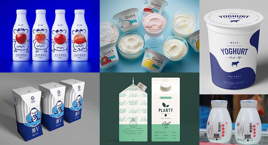 yogurt packaging style