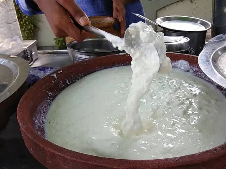 Taizy Supports Indian Yogurt Making Line Project 6 Lassi yogurt