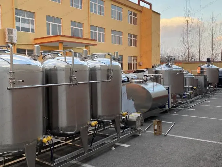 Taizy Supports Indian Yogurt Making Line Project 4 Yogurt making line