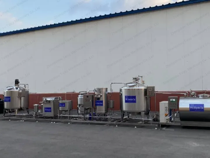 Taizyはインドのヨーグルト製造ラインプロジェクト5を支援します ヨーグルト製造機