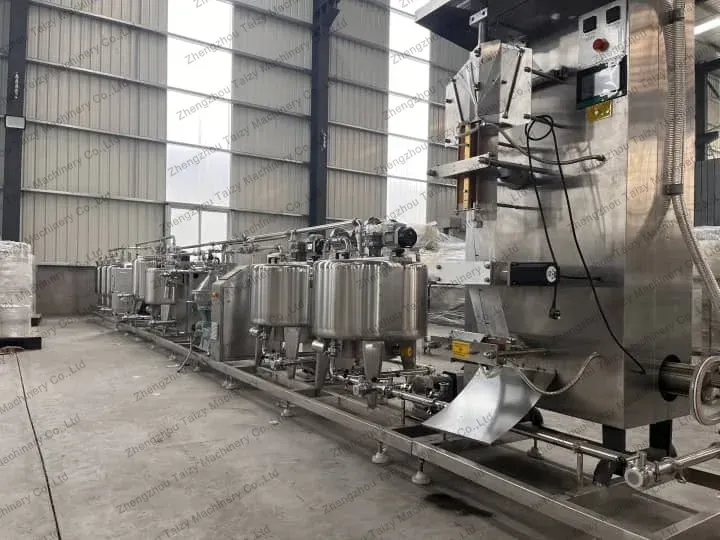 1000l yogurt producing machine