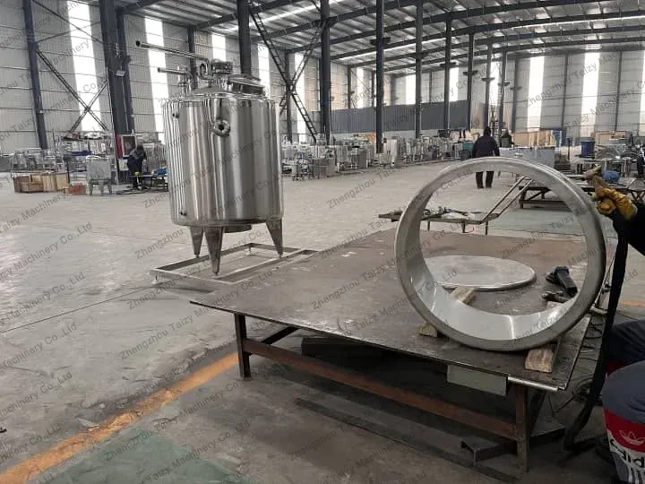 Taizy yogurt machine manufacturing factory
