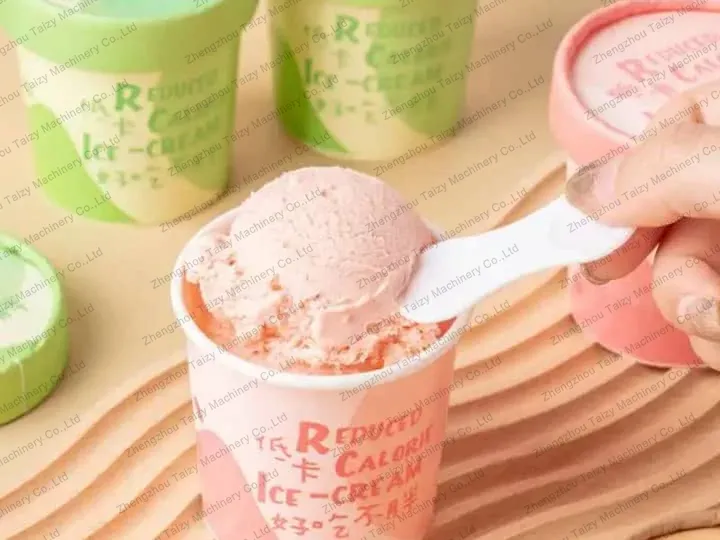 Cup ice cream