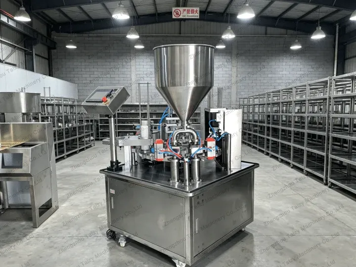 회전식 요구르트 충전 기계