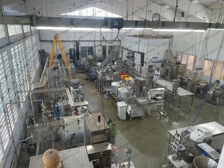 Rotary Yogurt Cup Filling Sealing Machine 10 Food production workshop