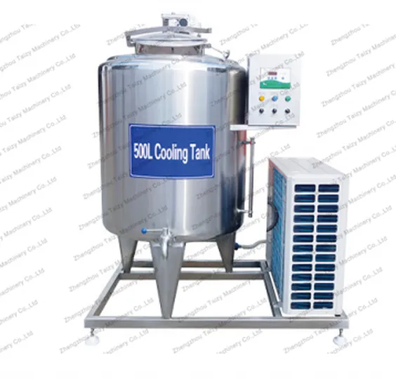Refrigerated Storage Tank For Yogurt Cooling 2 Liquid refrigeration storage tank