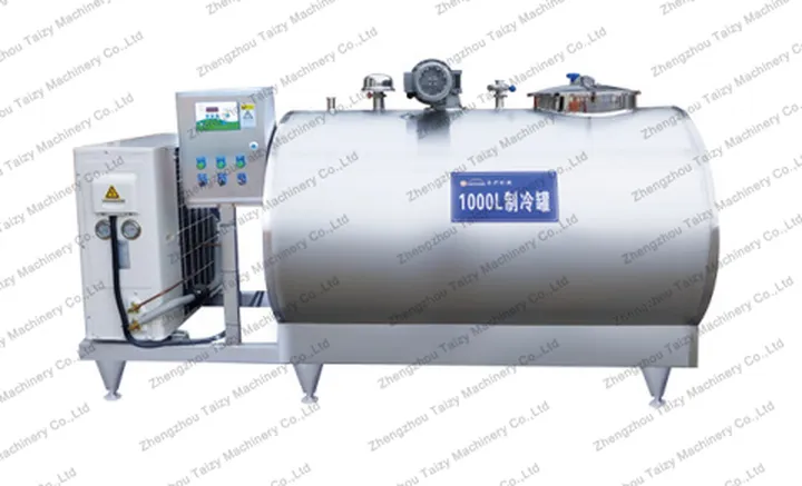 Refrigerated Storage Tank For Yogurt Cooling 3 Liquid storage container chilling tank