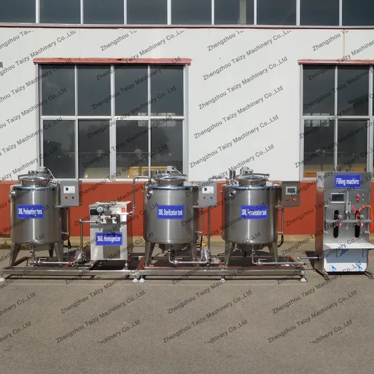 300L Yogurt Production Line Exported To Ethiopia 2 Dairy processing equipment