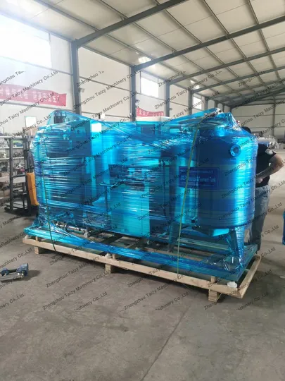 300L Yogurt Production Line Exported To Ethiopia 3 Package of the compact production system