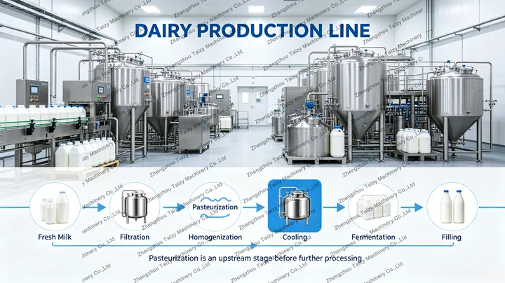 Pasteurization Machine For Consistent Milk And Juice Processing 5 Milk yogurt production line pasteurization
